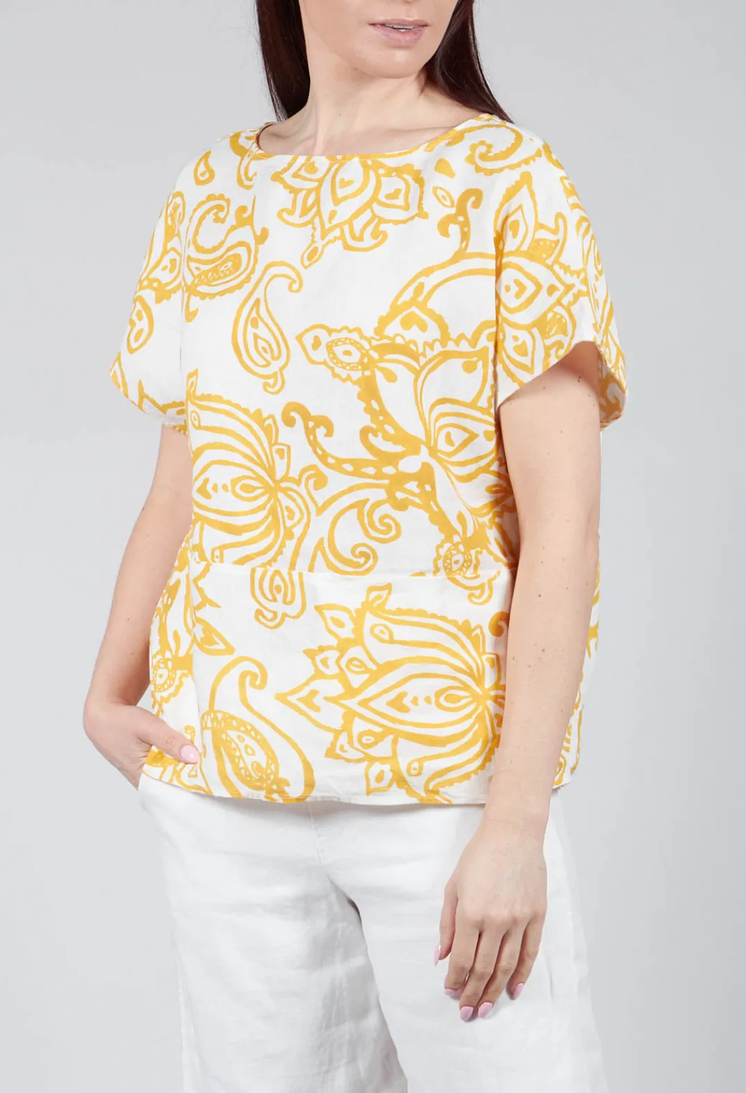 Elemente Clemente Tops^Kalu Top in Curcuma