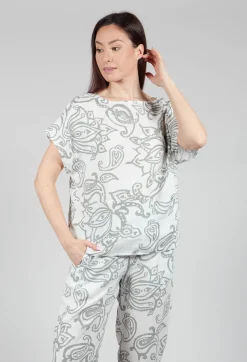 Elemente Clemente Tops^Kalu Top in Eucalyptus