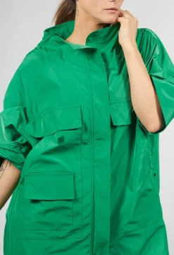 Xenia Design Coats^Kama Trench in Bright Green