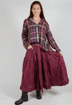 Eka Skirts^Keiko Skirt in Wine