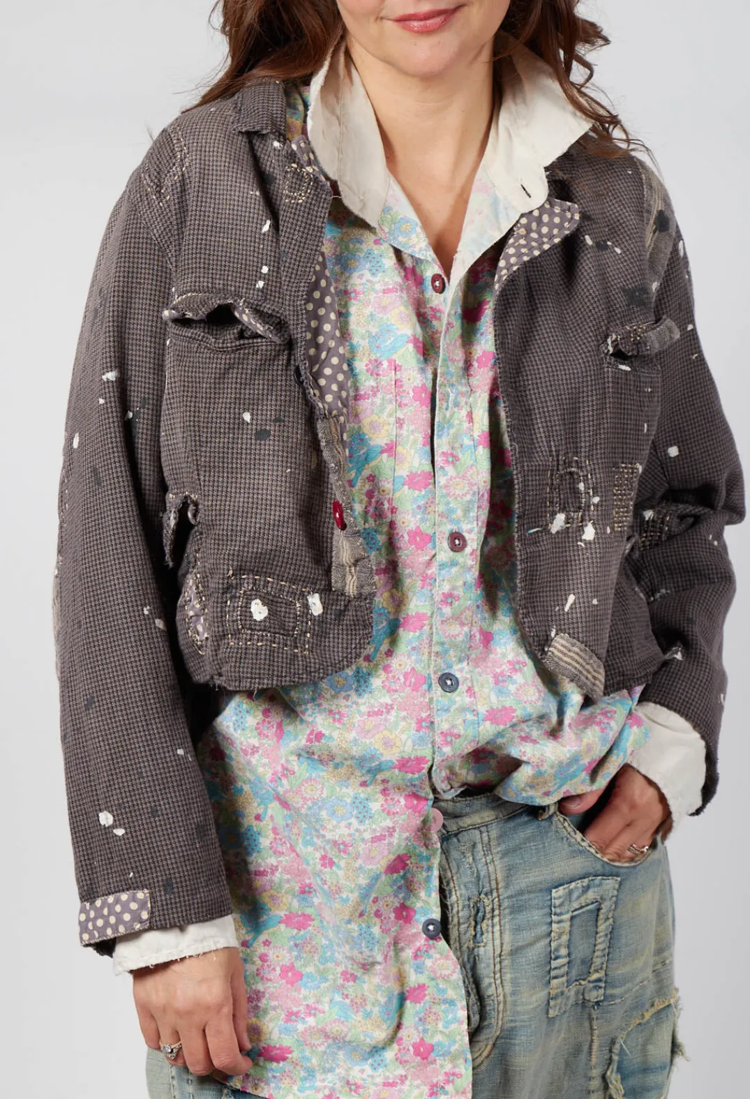 Magnolia Pearl Jackets^Kelley Cropped Coat in Andy