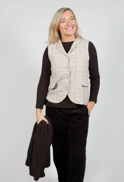 Mama B Jackets^Kimchi Gilet in Naturale