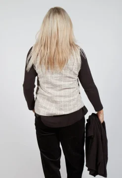 Mama B Jackets^Kimchi Gilet in Naturale