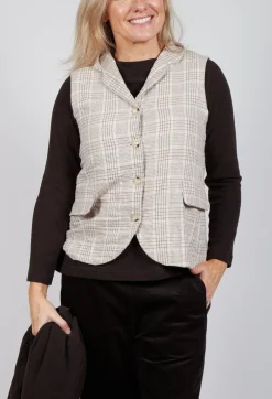 Mama B Jackets^Kimchi Gilet in Naturale