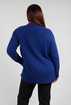 Maliparmi Cardigans^Knitted Cardigan in Cobalto Cobalt