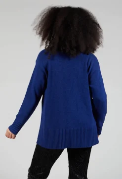 Maliparmi Cardigans^Knitted Cardigan in Cobalto Cobalt