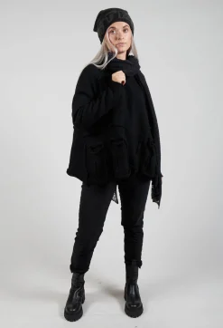 Rundholz Black Label Scarves^Knitted Scarf in Black