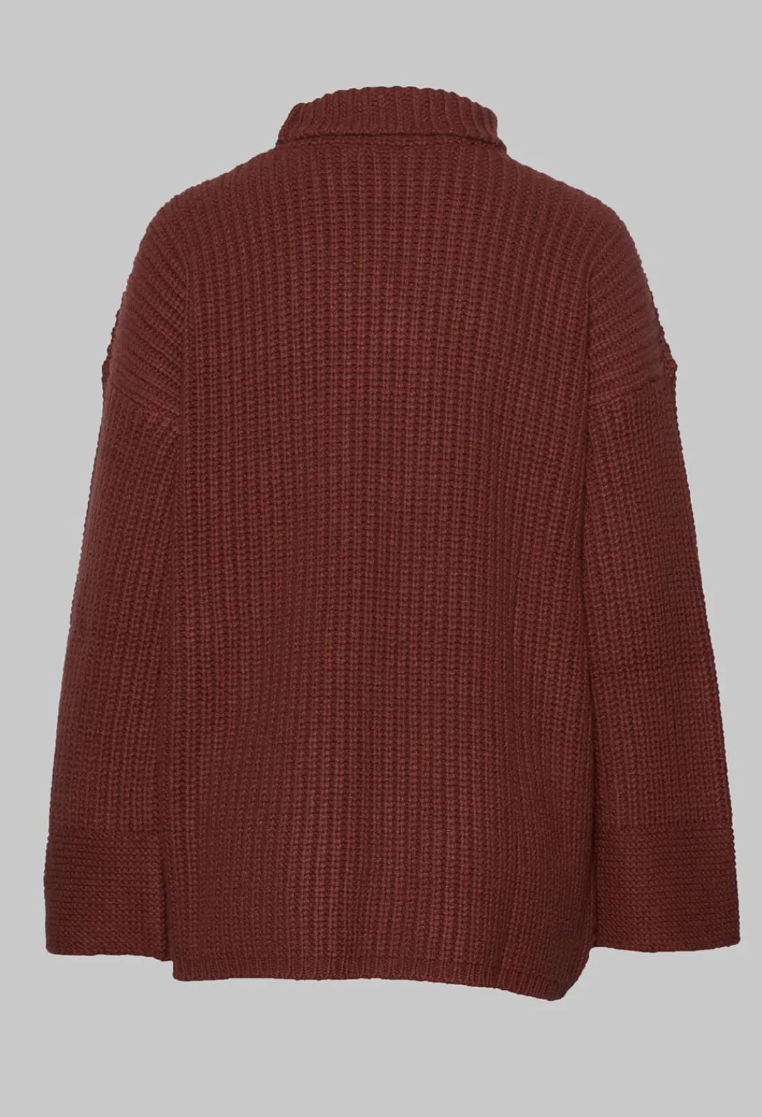 Maliparmi Jumpers^Knitted Sweater in Cuoio Cuir