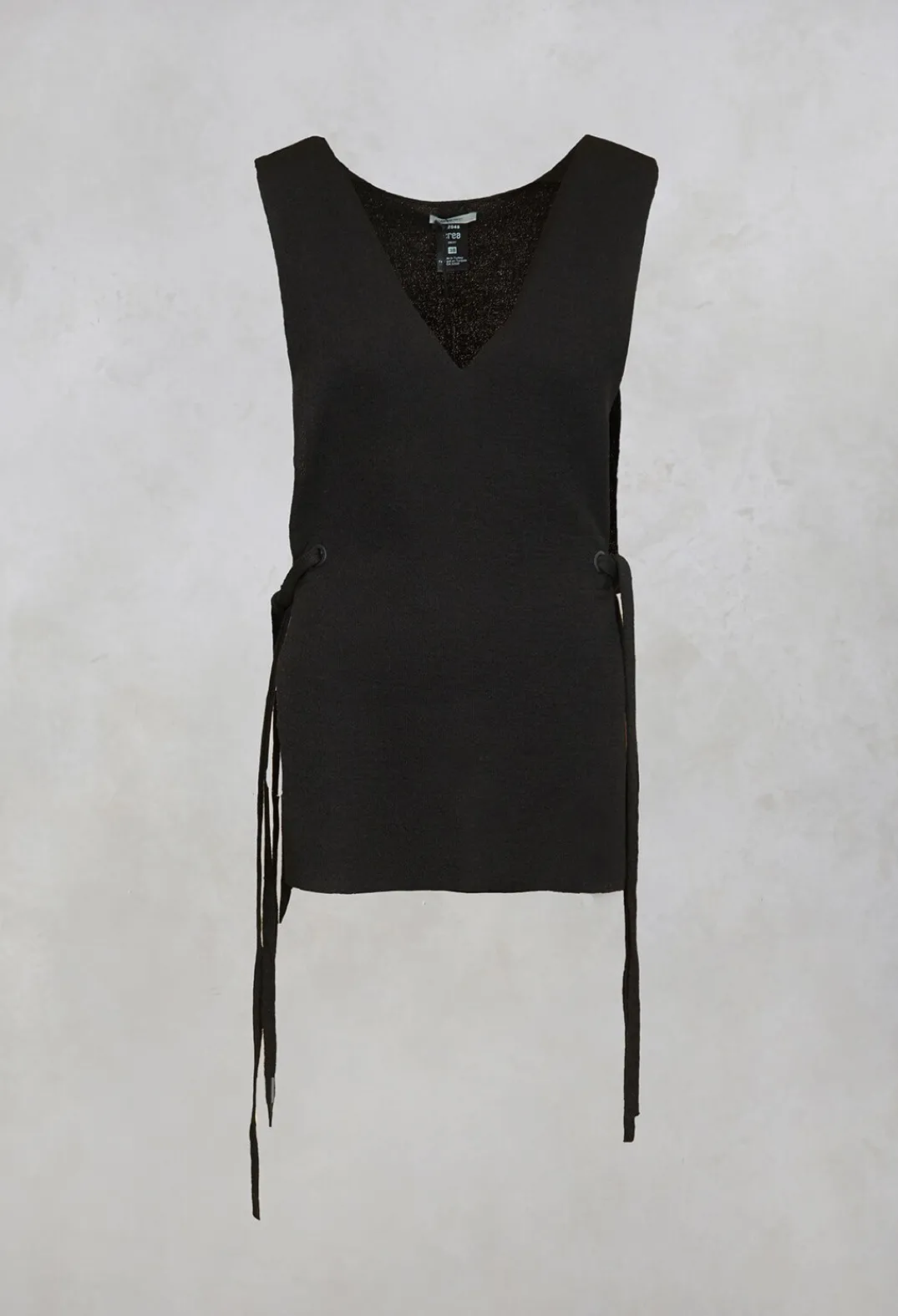 Crea Concept Jackets^Knitted Waistcoat in Black