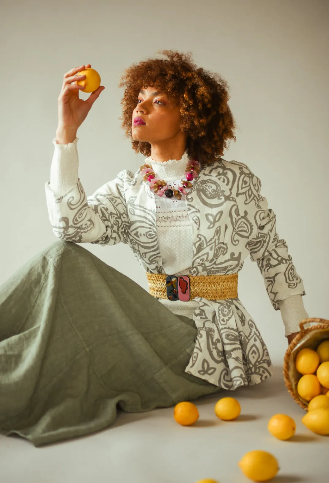 Conditions Apply Tops^Lace Blouse in White