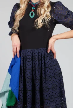 Sfizio Dresses^Lace Dress in Blue