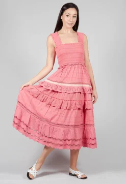 Conditions Apply Dresses^Lace Dress in Marsala Pink