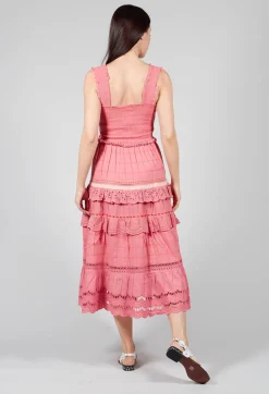 Conditions Apply Dresses^Lace Dress in Marsala Pink