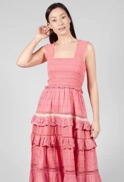 Conditions Apply Dresses^Lace Dress in Marsala Pink