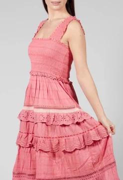 Conditions Apply Dresses^Lace Dress in Marsala Pink
