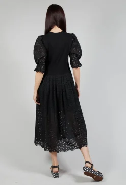 Sfizio Dresses^Lace Dress in Summer Black
