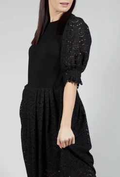 Sfizio Dresses^Lace Dress in Summer Black