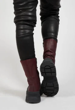 Lofina Boots^Lace Up Boots In Gasoline Lagrain