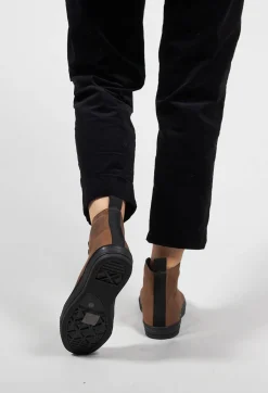 Rundholz Black Label Boots^Lace up High Top Pumps in Bronze