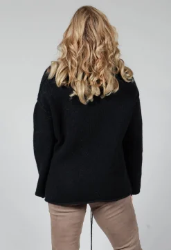 Isabel Benenato Tops^Ladder Feature Jumper in Black