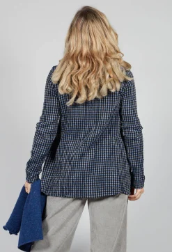 Elemente Clemente Shirts & Blouses^Lao Blouse in Blue and Black