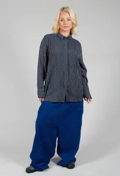 Elemente Clemente Shirts & Blouses^Lao Blouse in Blue and Black