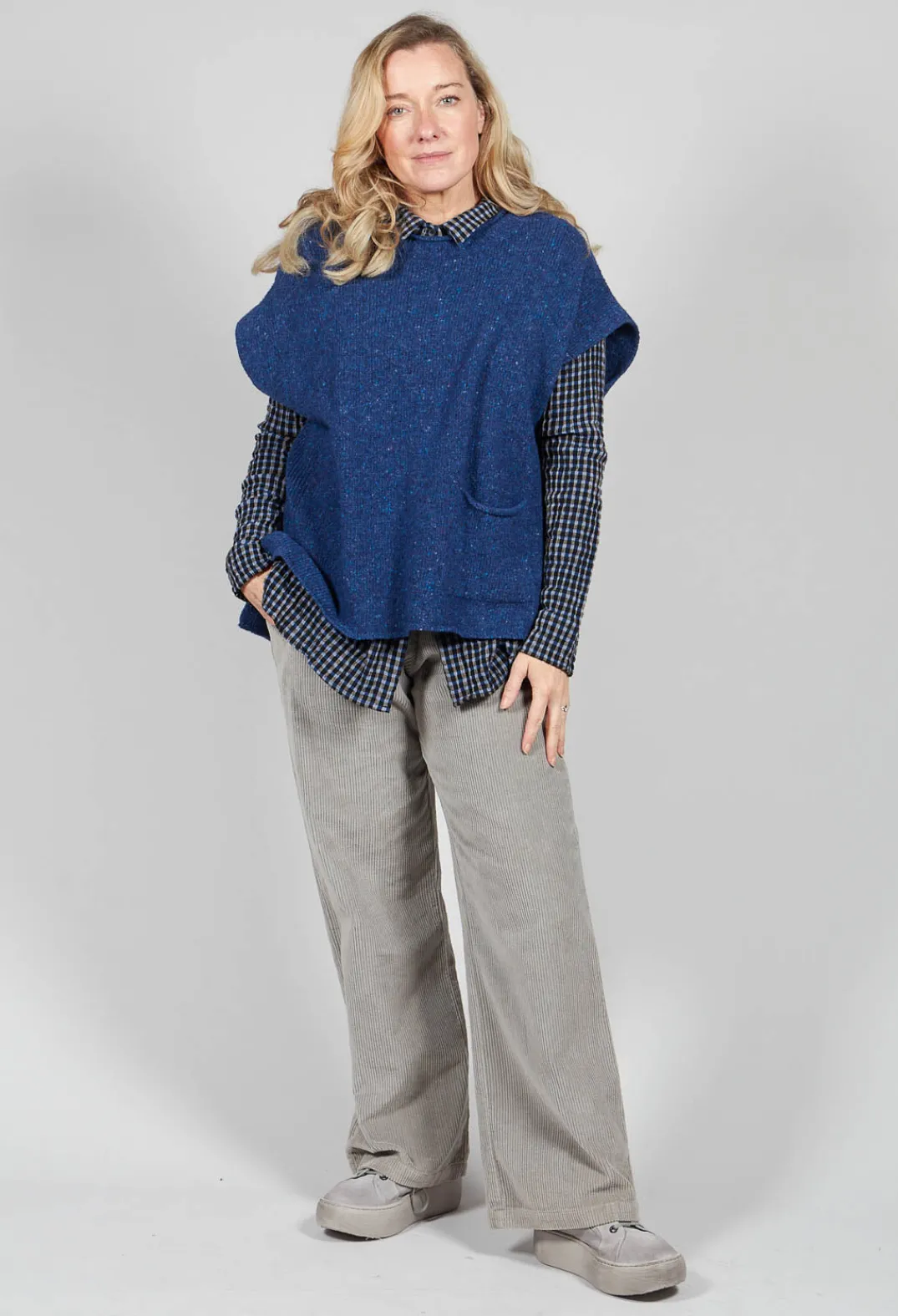 Elemente Clemente Shirts & Blouses^Lao Blouse in Blue and Black