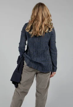 Elemente Clemente Shirts & Blouses^Lao Blouse in Blue and Black