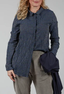 Elemente Clemente Shirts & Blouses^Lao Blouse in Blue and Black