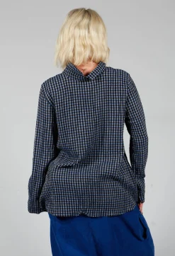 Elemente Clemente Shirts & Blouses^Lao Blouse in Blue and Black
