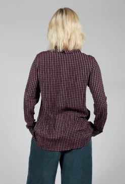 Elemente Clemente Shirts & Blouses^Lao Blouse in Violet and Black