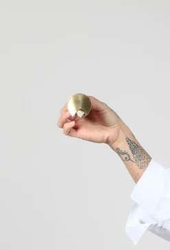 Katerina Vassou Earrings^Large Gold Earrings with Geode Detail