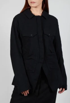 Rundholz Mainline Jackets^Large Pocket Jacket in Black