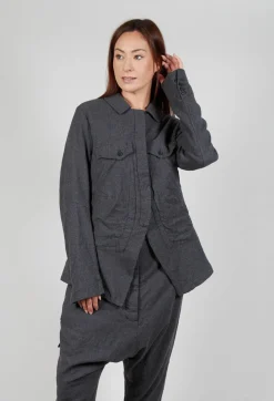 Rundholz Mainline Jackets^Large Pocket Jacket in Slate