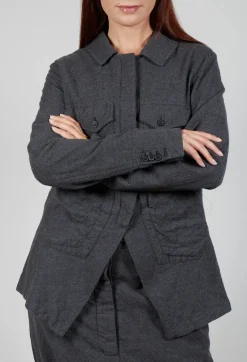Rundholz Mainline Jackets^Large Pocket Jacket in Slate