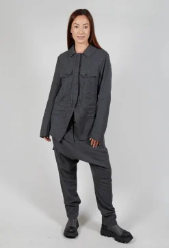 Rundholz Mainline Jackets^Large Pocket Jacket in Slate