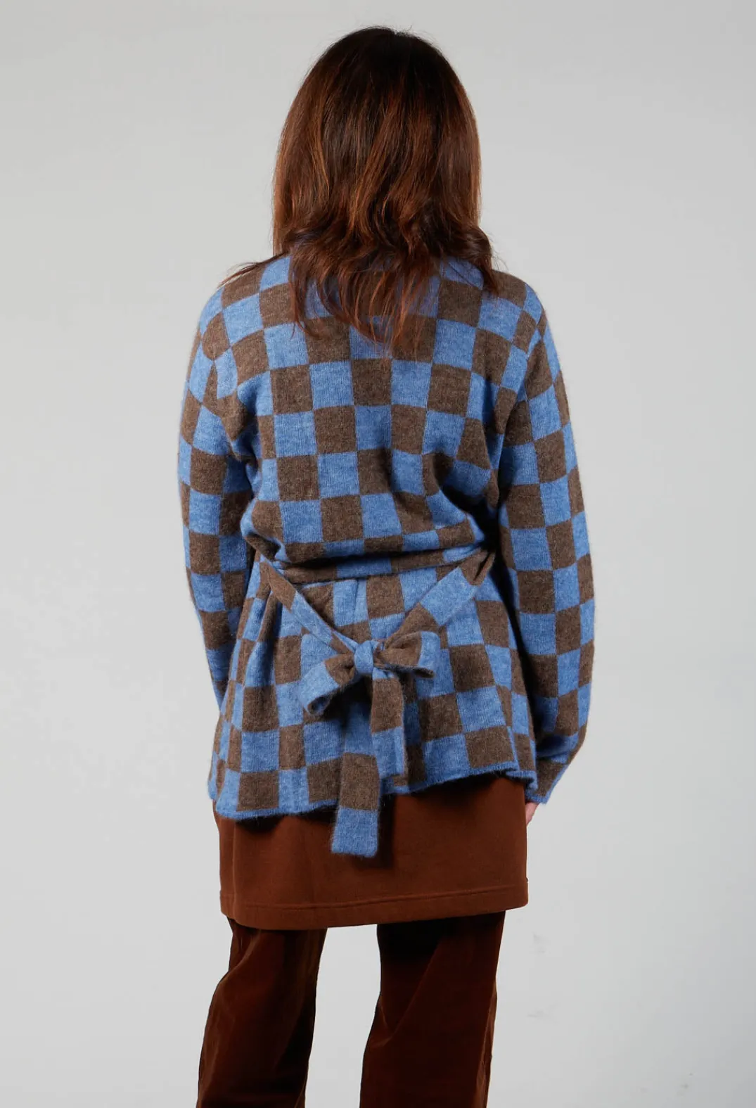 Fringe Jackets^Lauren Knitted Shirt in Blue and Brown