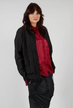 Rundholz Dip Shirts & Blouses^Layered Fabric Shirt in Black