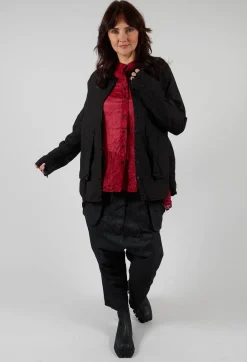 Rundholz Dip Shirts & Blouses^Layered Fabric Shirt in Black