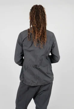Rundholz Dip Shirts & Blouses^Layered Fabric Shirt in Coal Cloud