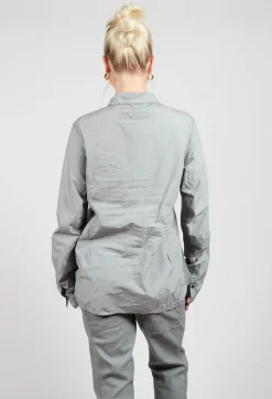 Rundholz Dip Shirts & Blouses^Layered Fabric Shirt in Pencil Cloud