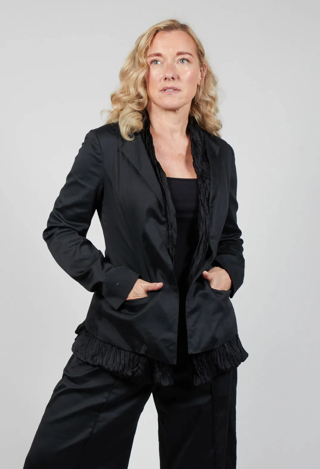 Anett Rostel Jackets^Layered Jacket in Black