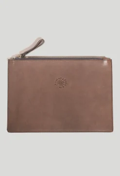 Ibblotta Bags^Leather Pocket in Grafite