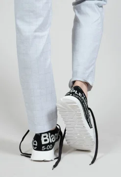 Rundholz Black Label Trainers^Leather Pumps with Lettering Motif in Black Print