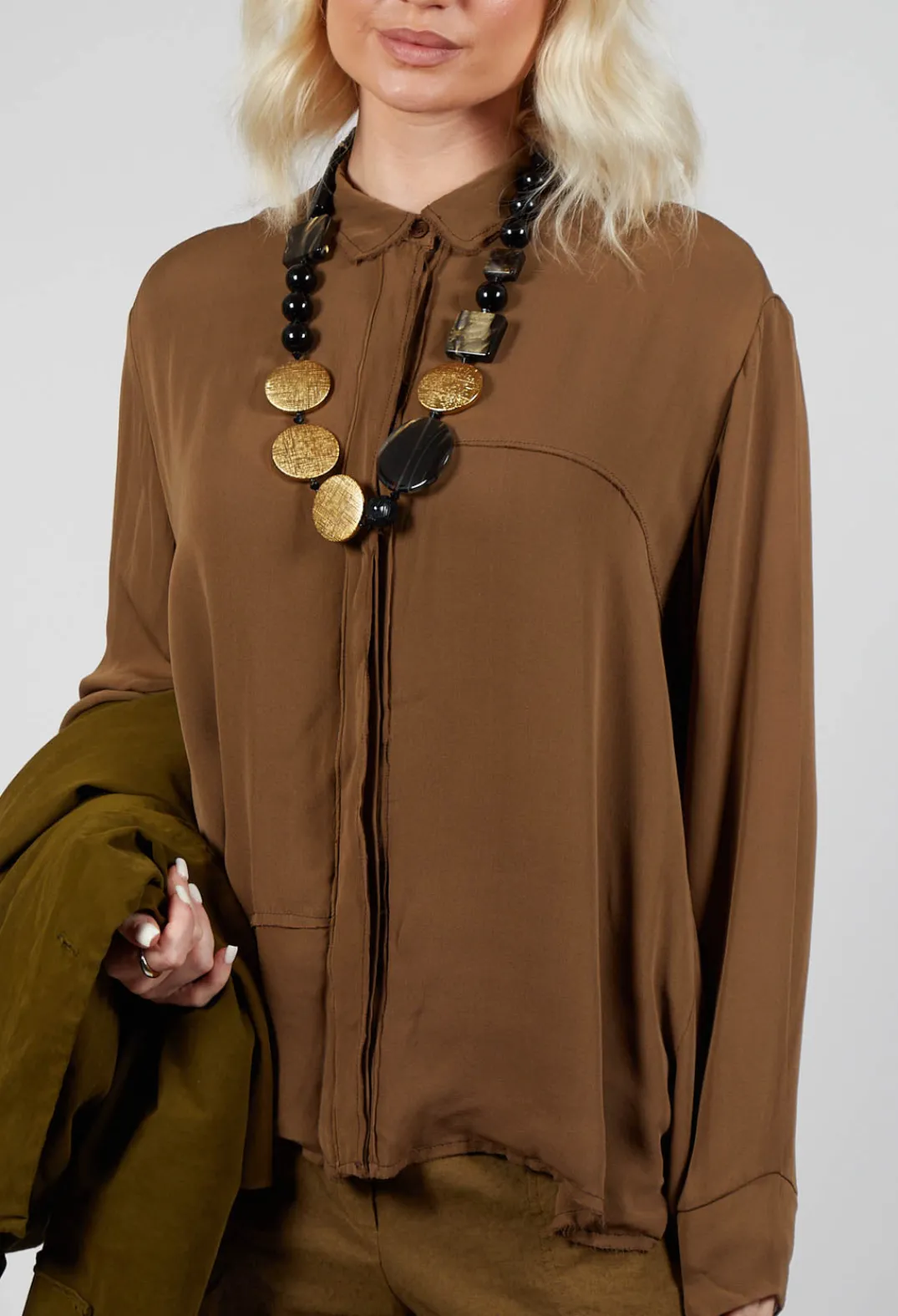 Aequamente Shirts & Blouses^Legno Button Up Blouse
