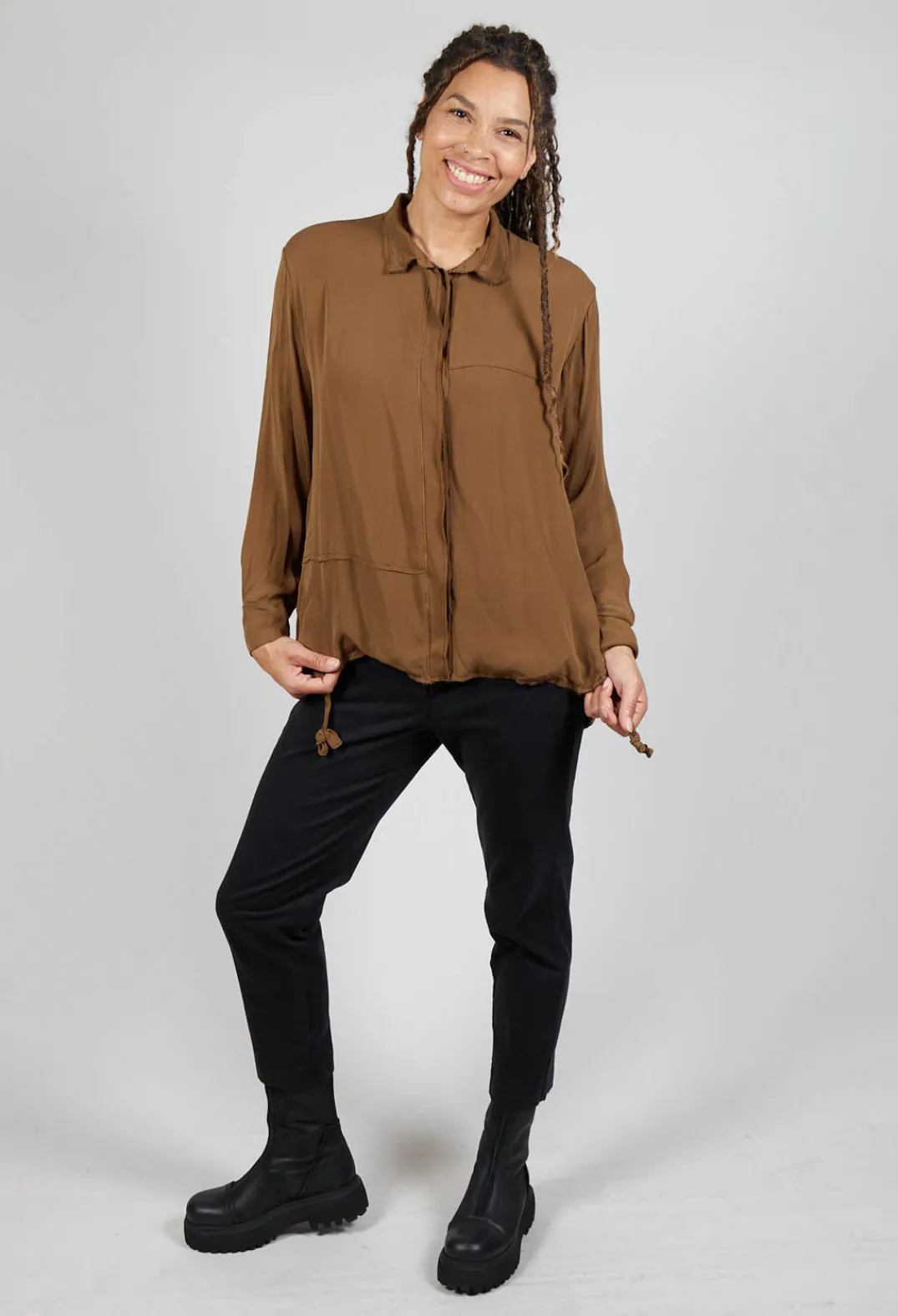 Aequamente Shirts & Blouses^Legno Button Up Blouse