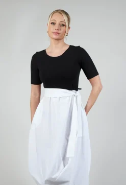 Xenia Design Dresses^LEMU1 Dress in Black with White