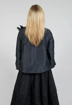 Hindahl u0026 Skudelny Shirts & Blouses^Light Taffeta Shirt with Ruffles in Anthra