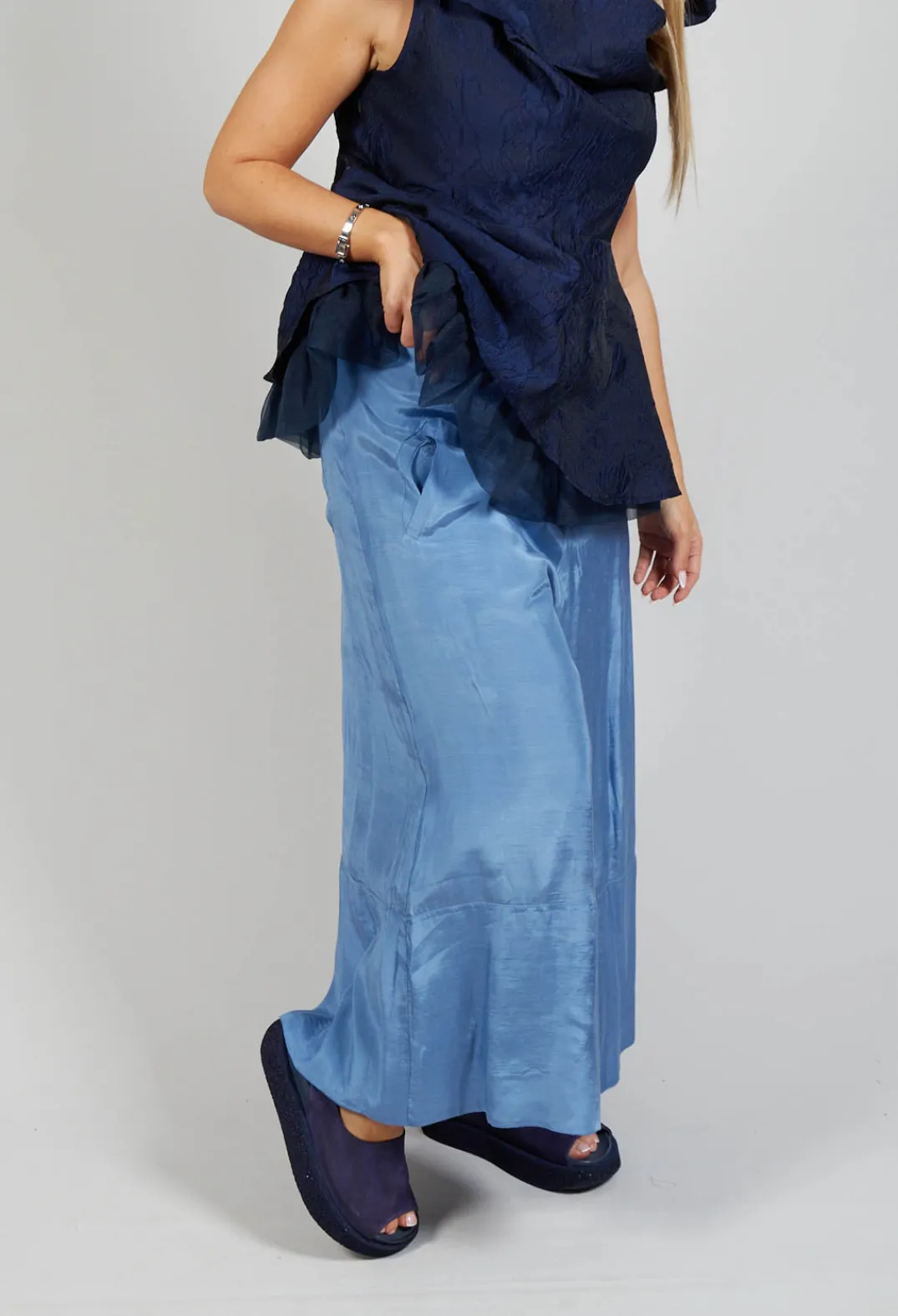 Bize Trousers^Lightwear Culottes in Blue