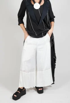 Bize Trousers^Lightwear Culottes in White